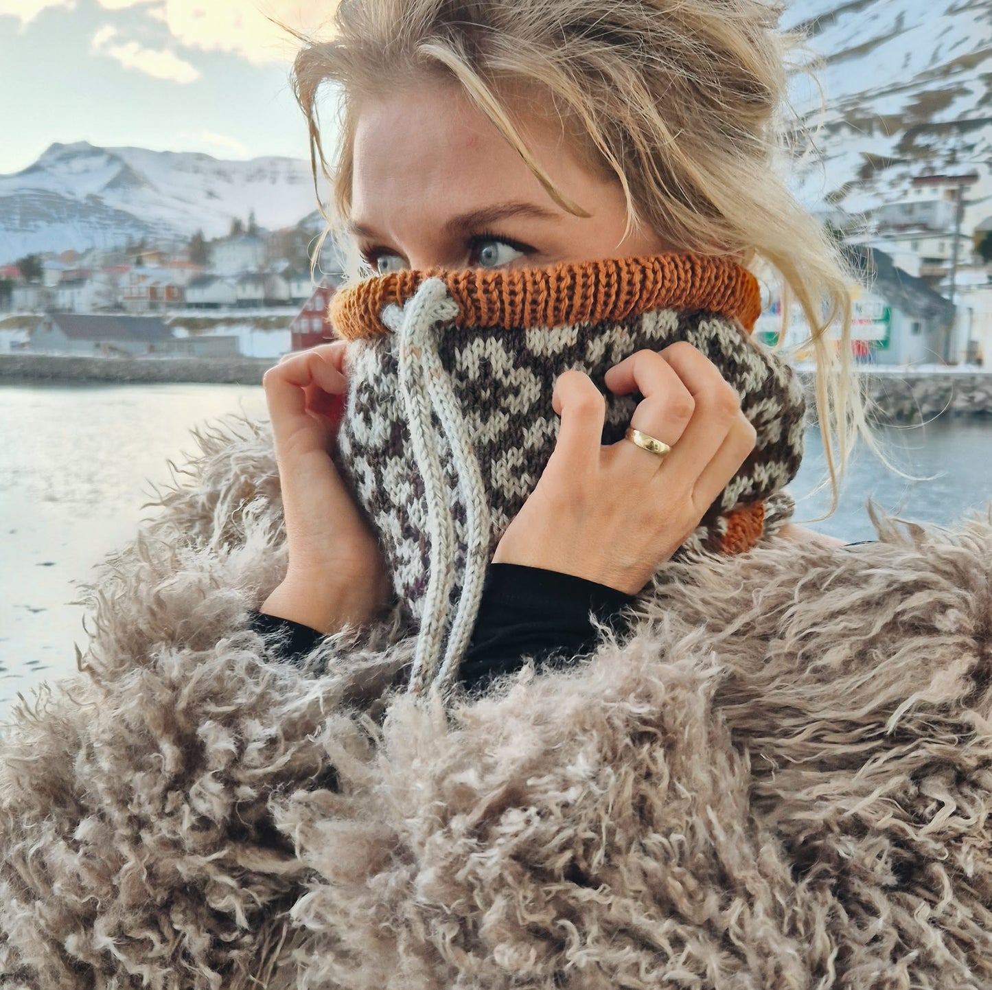 Stroff prjónauppskrift Siglufjörður kragi