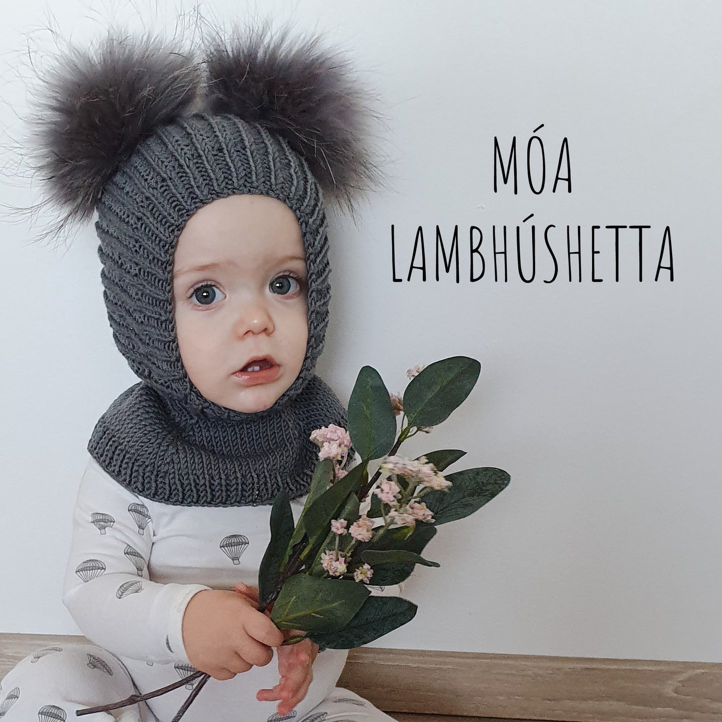 MÓA lambhúshetta & vettlingar
