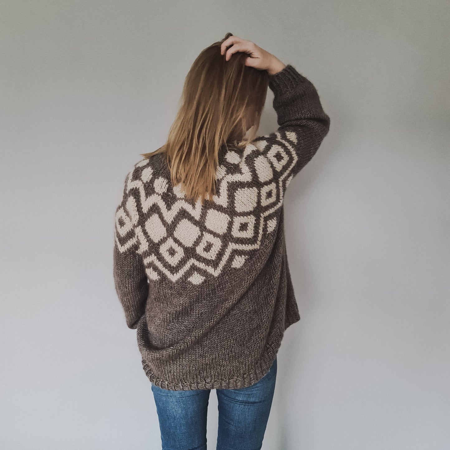 Frost mohair fullorðinspeysa