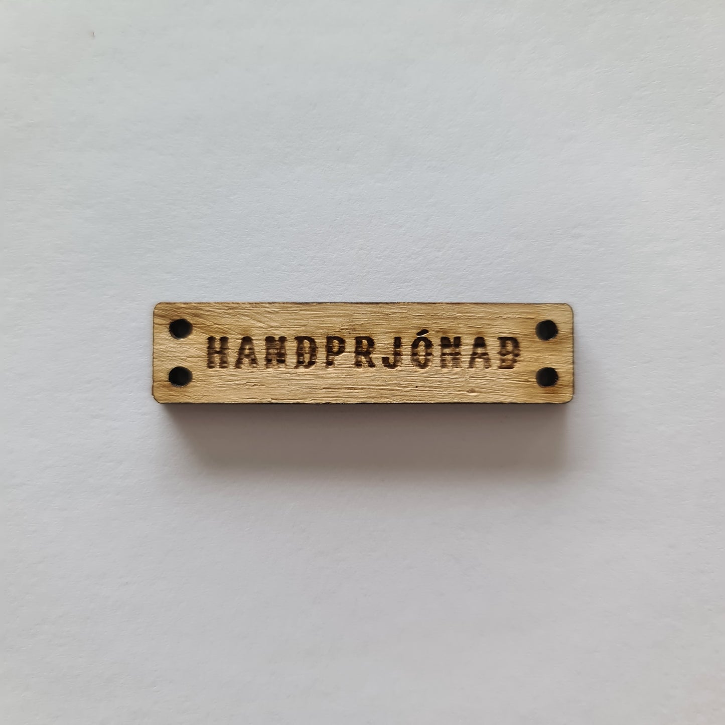 Viðarmerki 1,25x5 cm