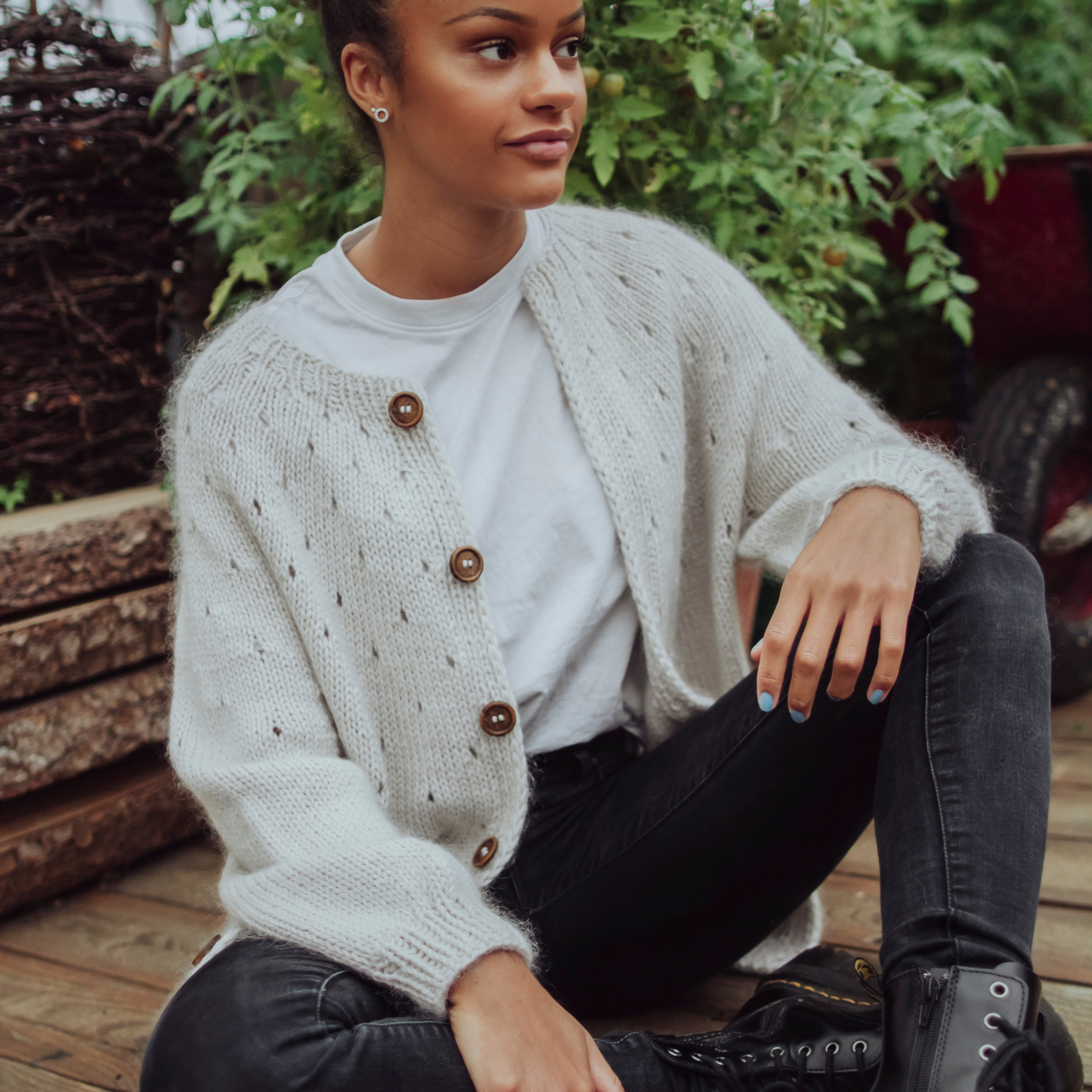 ÆVI cardigan oversized