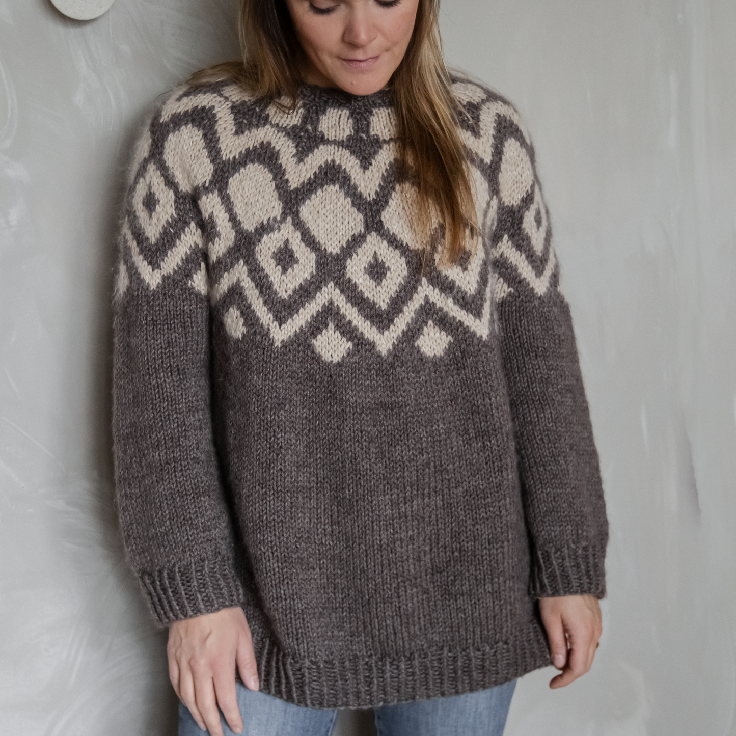 Frost mohair fullorðinspeysa