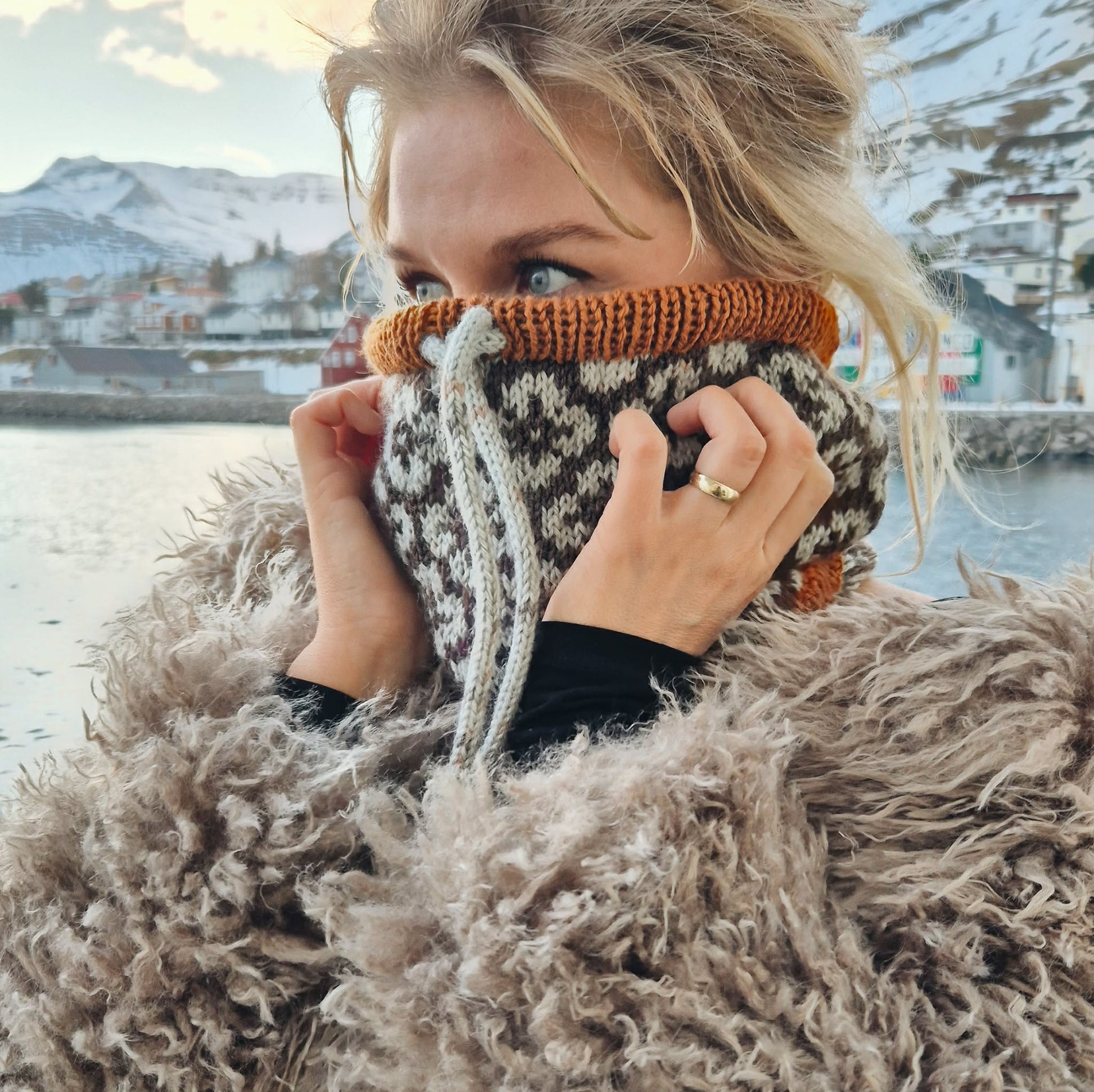 Stroff prjónauppskrift Siglufjörður kragi